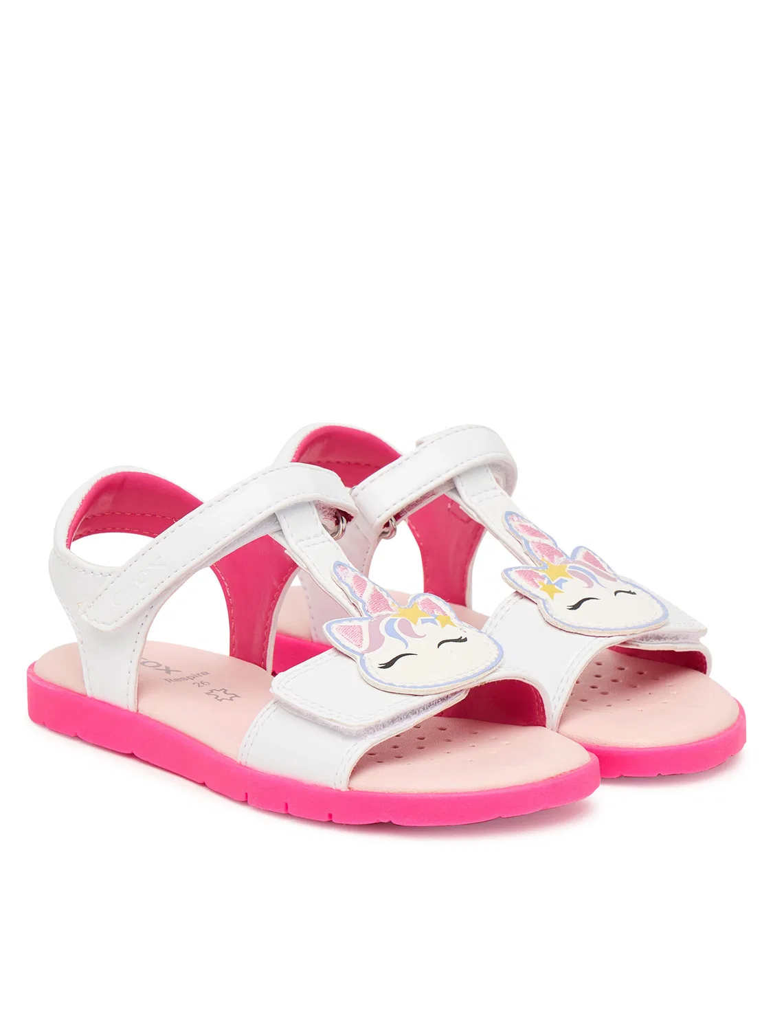 Сандалии для девочки Sandal Joyfoot Gir Geox, белый — фото 3