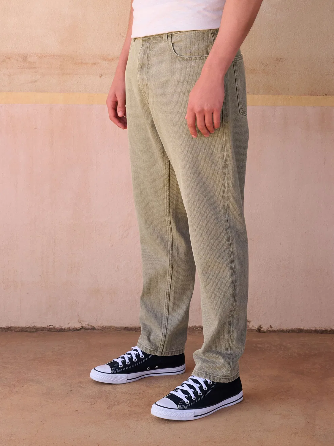 Джинсы Regular Fit Vintage Wash Sand Next