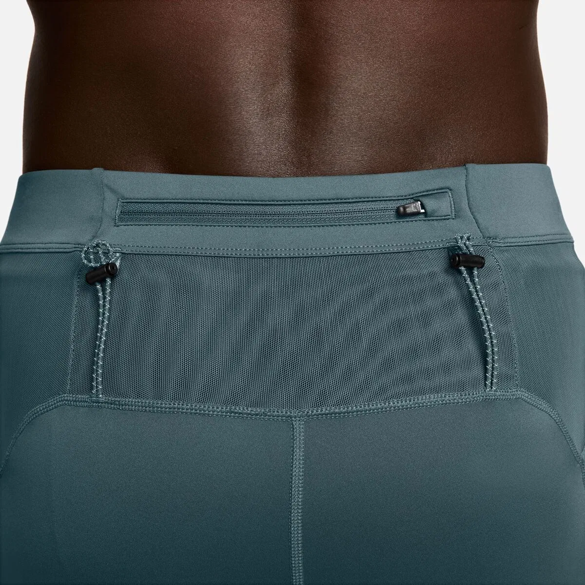 Мужские тайтсы с принтом Acg Dri-Fit Adv Lavaloops 1/2 Tight Nike, Mineral Slate/Summit White — фото 4