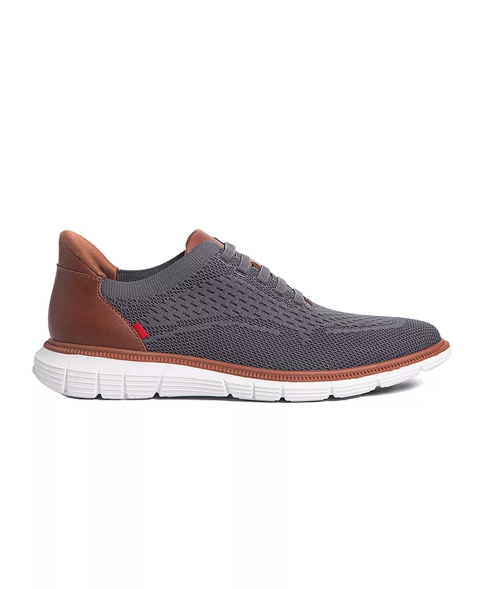 Мужские оксфорды Edison Street Hands-Free с технологией slip-on, легкие, из сетчатого материала Marc Joseph New York, серый — фото 3