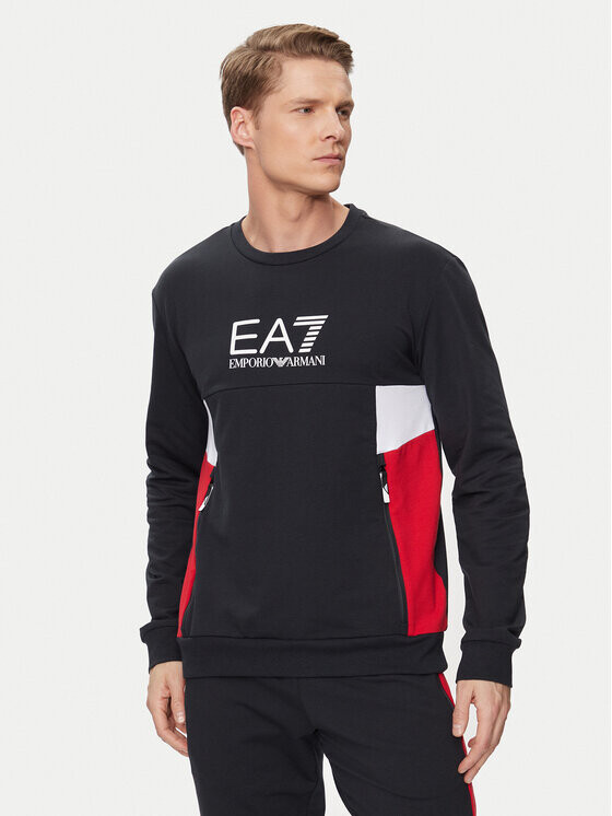 

Толстовка стандартного кроя Ea7 Emporio Armani, синий