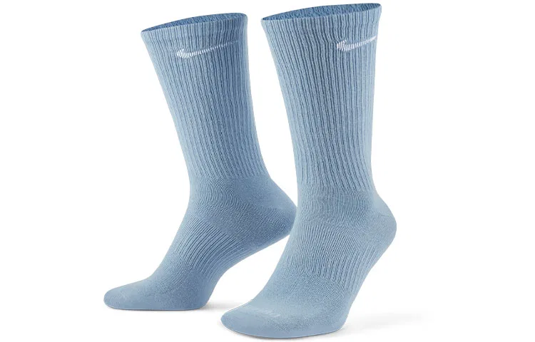 Мужские носки с длинным голенищем, комплект из 3 пар, Nike, Blue/Purple/White — фото 4