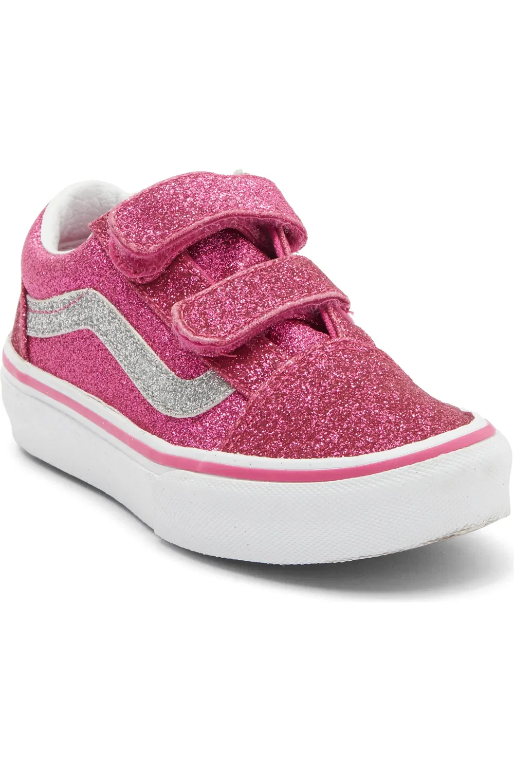 Детские кеды на липучках Old Skool Vans, Raspberry Rose