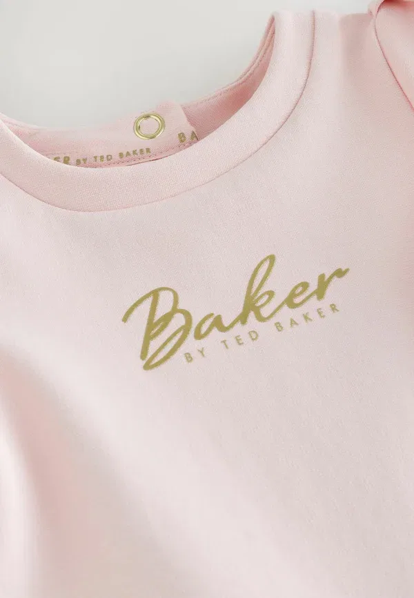 Платье прямого кроя с бантом по низу - повседневное платье Baker By Ted Baker, розовый — фото 4