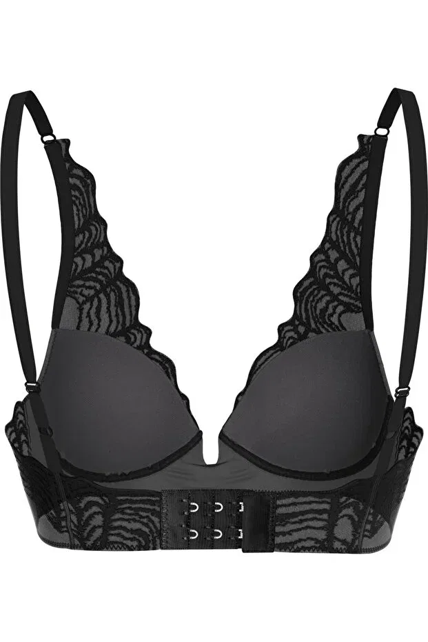 Женский бюстгальтер без поролона Calvin Klein, Black — фото 2