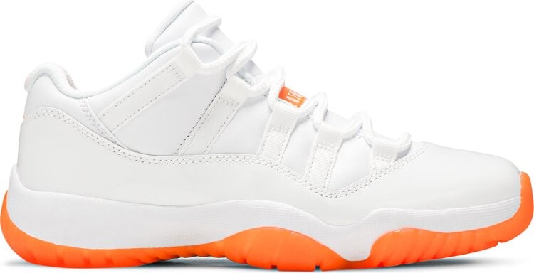 Кроссовки Wmns Air Jordan 11 Retro Low Bright Citrus, белый