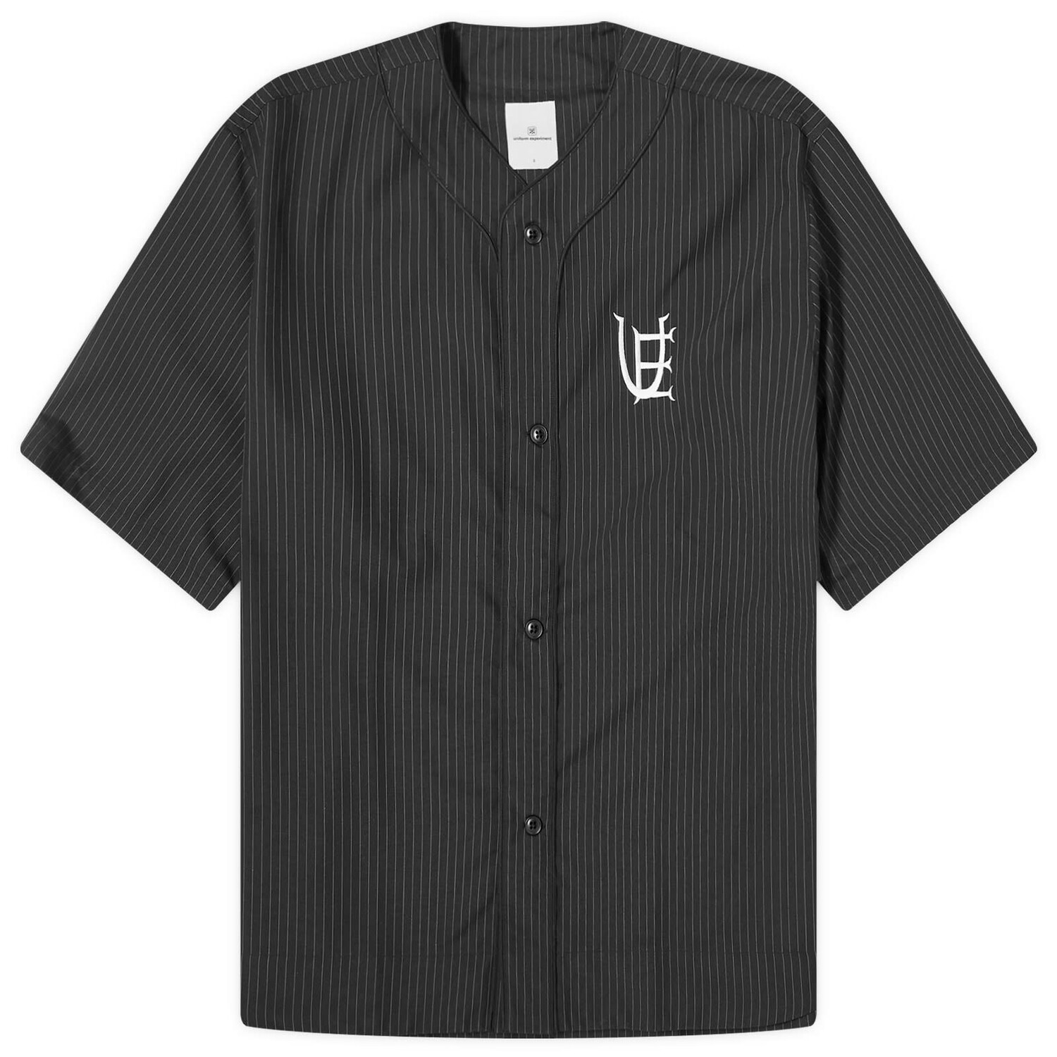 

Рубашка Uniform Experiment Pin Stripe Baseball, черный