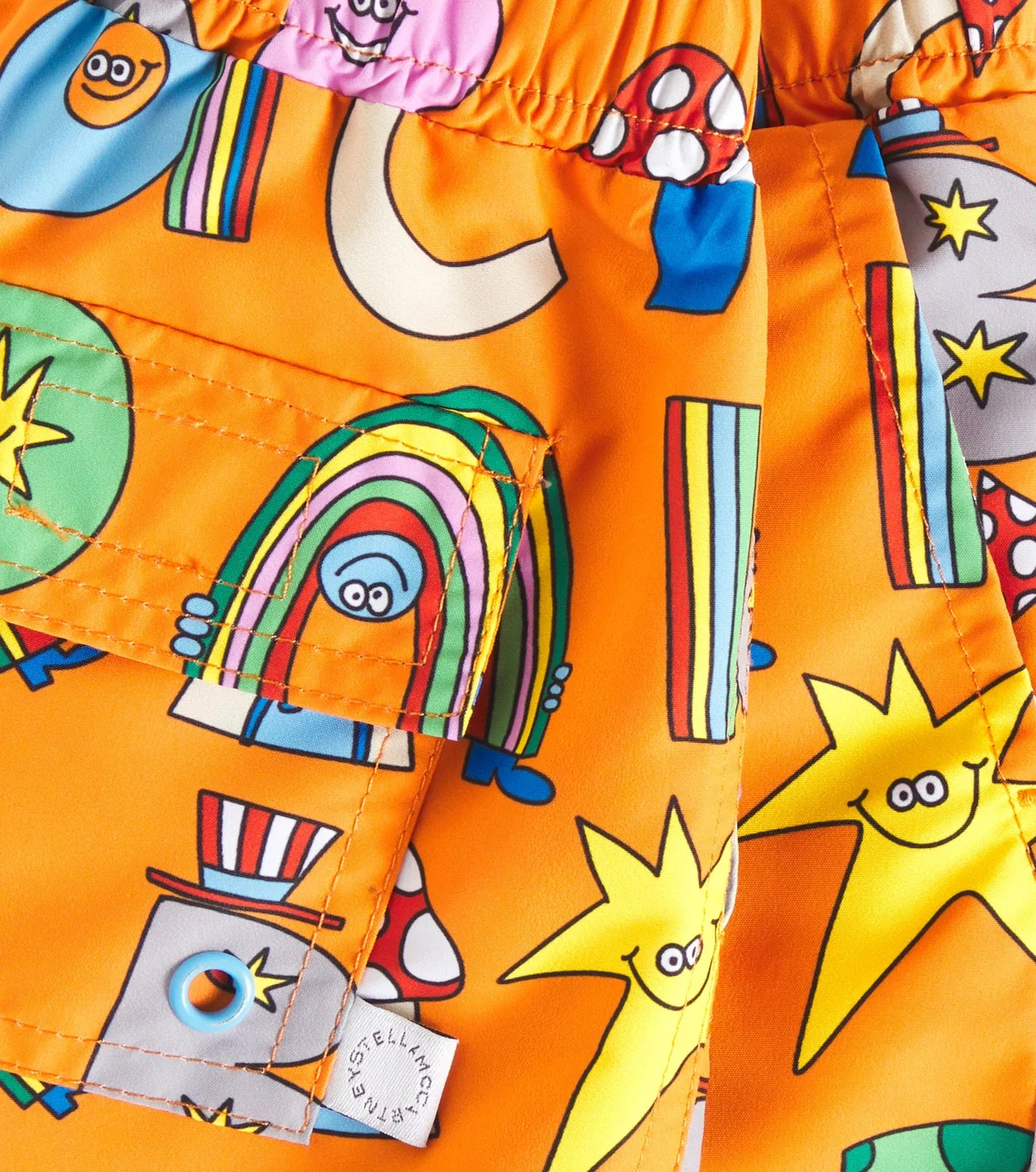 Плавки с принтом Stella Mccartney Kids, оранжевый — фото 3