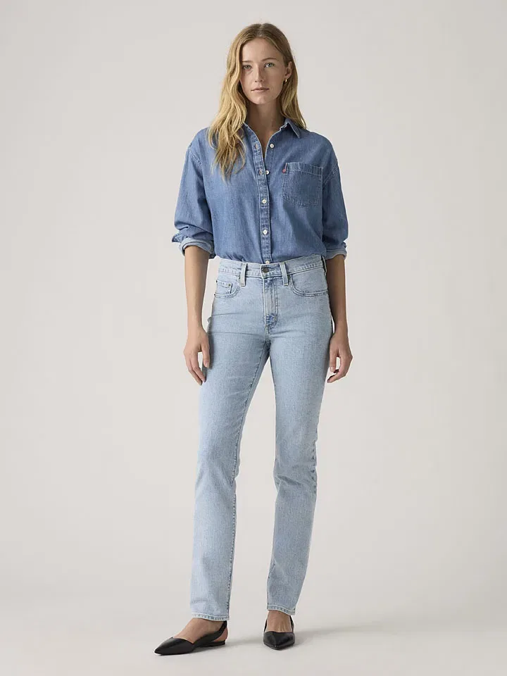 Женские джинсы slim fit 724 Levi's, Light Blue