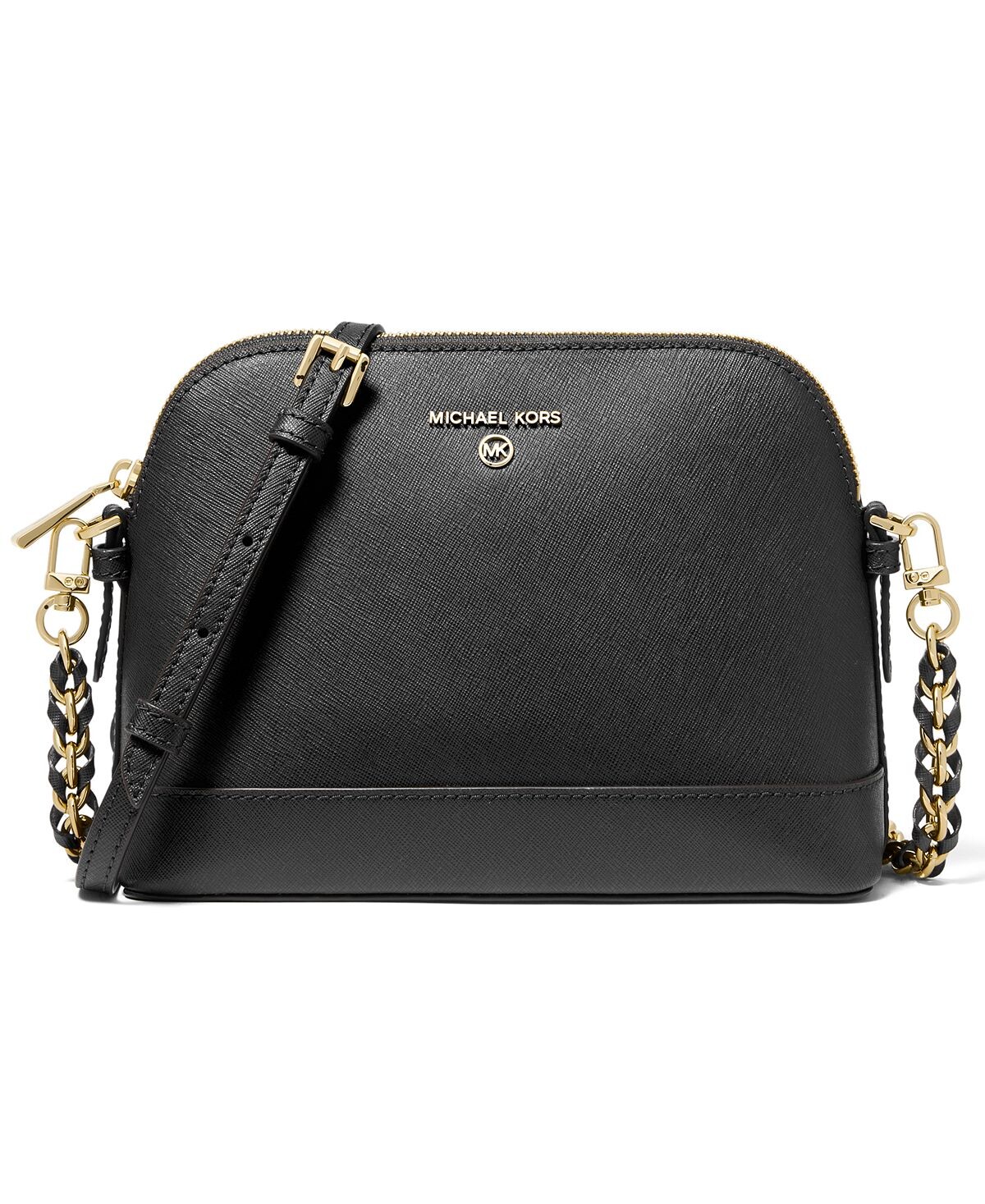 

Маленькая кожаная сумка через плечо jet set charm с куполом Michael Kors, черный