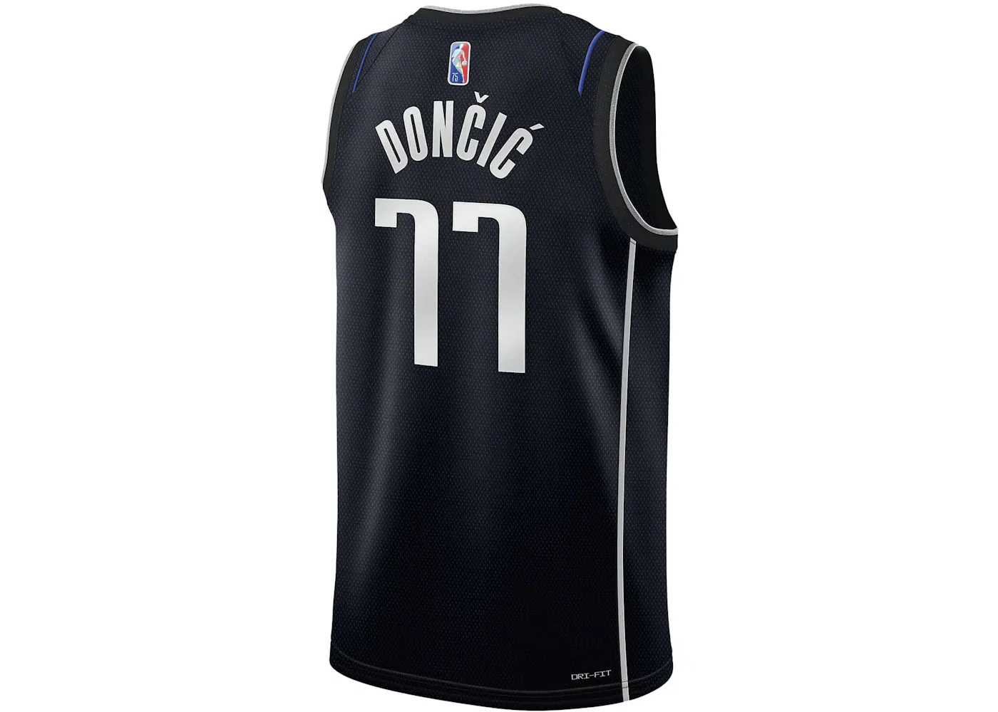 Мужская баскетбольная джерси с технологией Dri-FIT Nike Jersey, Black — фото 2