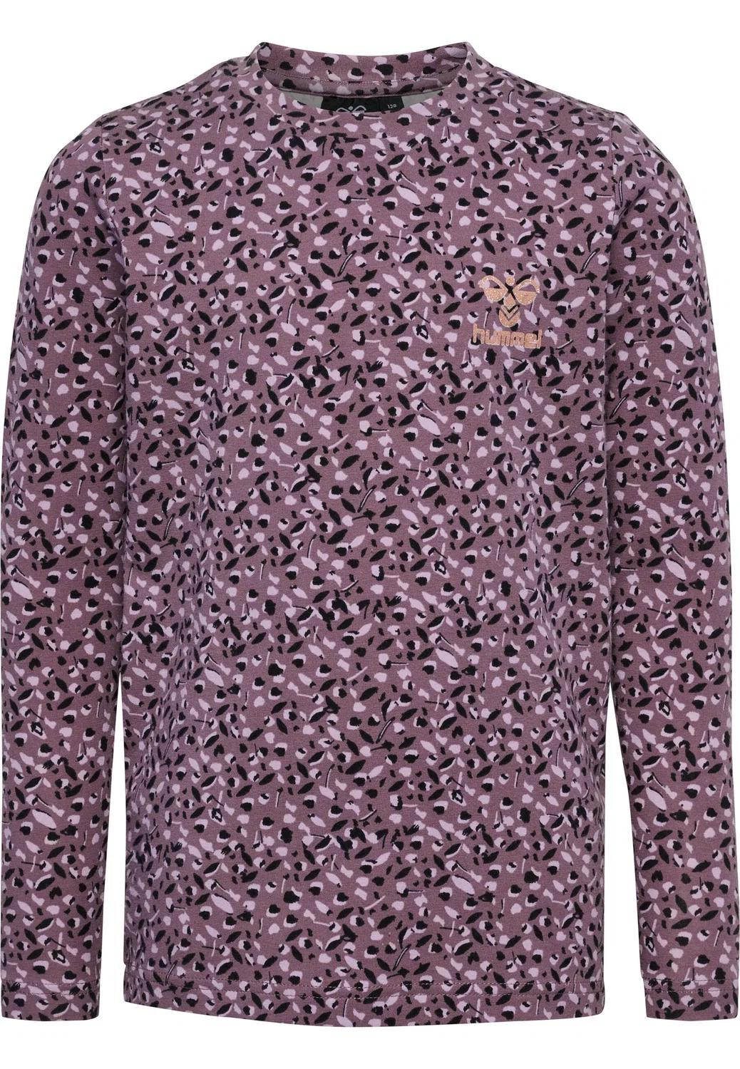 Детская футболка с длинным рукавом Hmlannika Hummel, Dunkellila