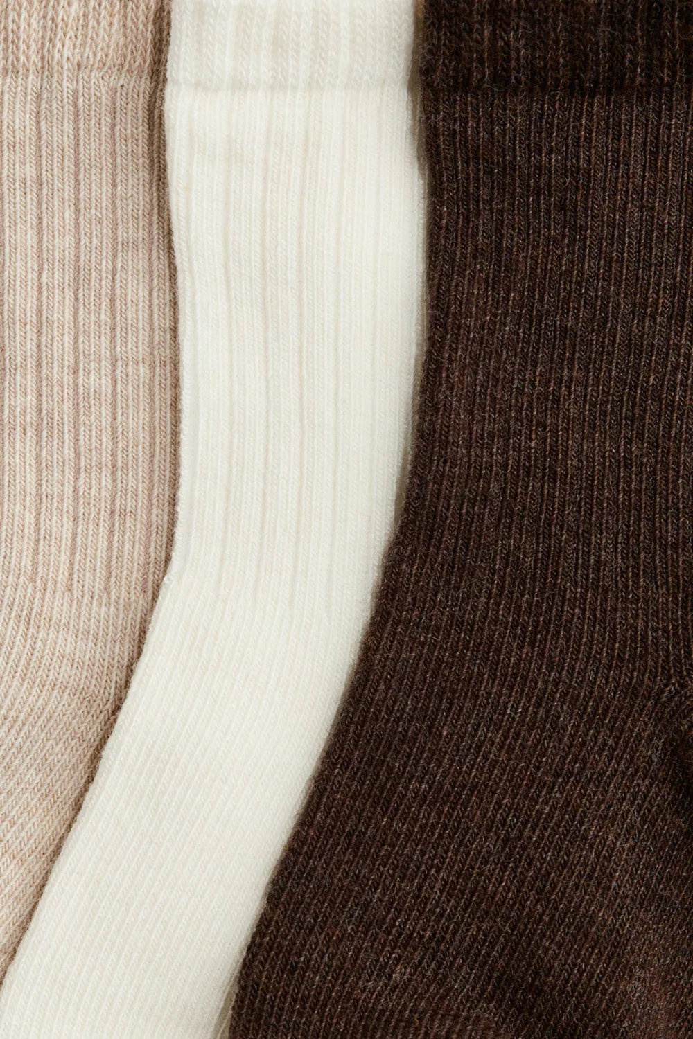 Набор из 5 пар носков H&M, Hellbeige/Braun — фото 3