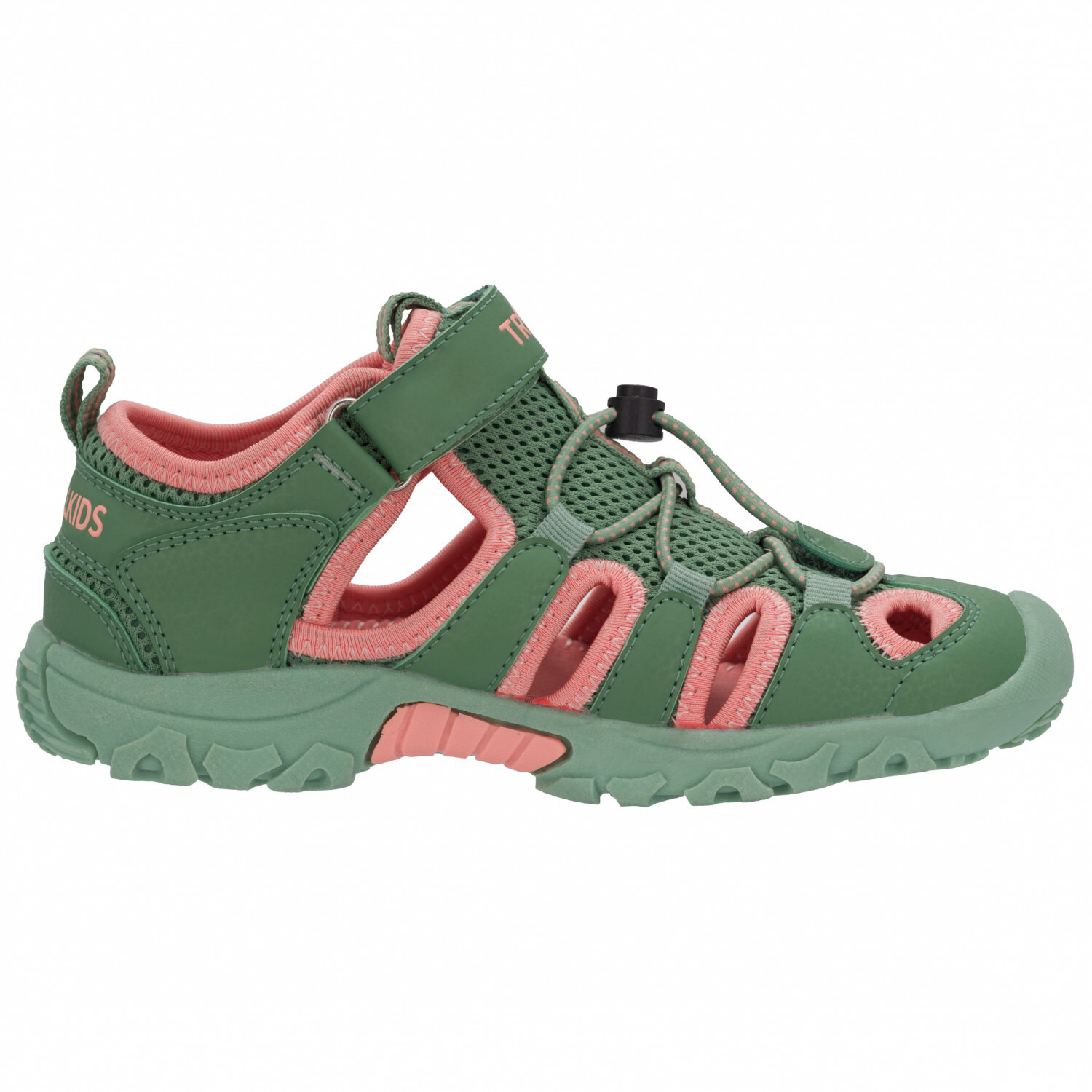 

Сандалии Trollkids Kristiansand Sandal, цвет Leaf Green/Dahlia