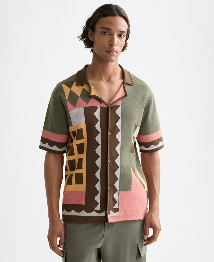 

Мужская рубашка с короткими рукавами Scotch & Soda, зеленый