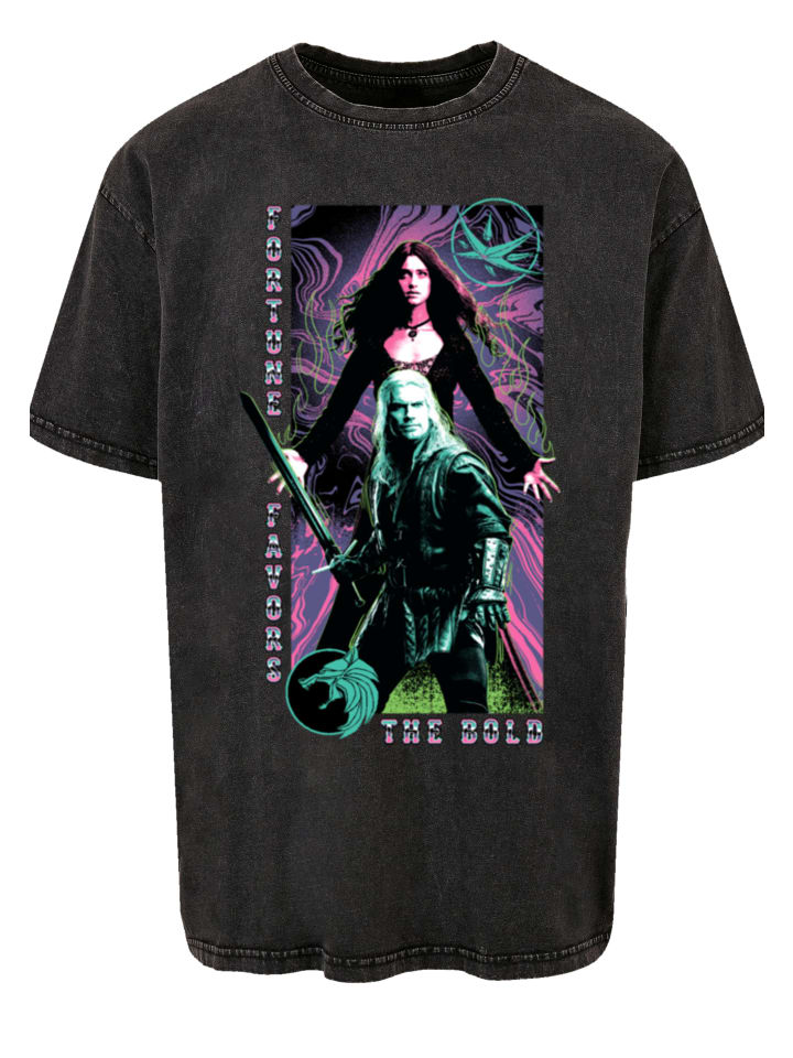 

Футболка оверсайз Ведьмак: Фортуна благоволит смелым в черном цвете F4NT4STIC, Черный, Футболка оверсайз Ведьмак: Фортуна благоволит смелым в черном цвете F4NT4STIC