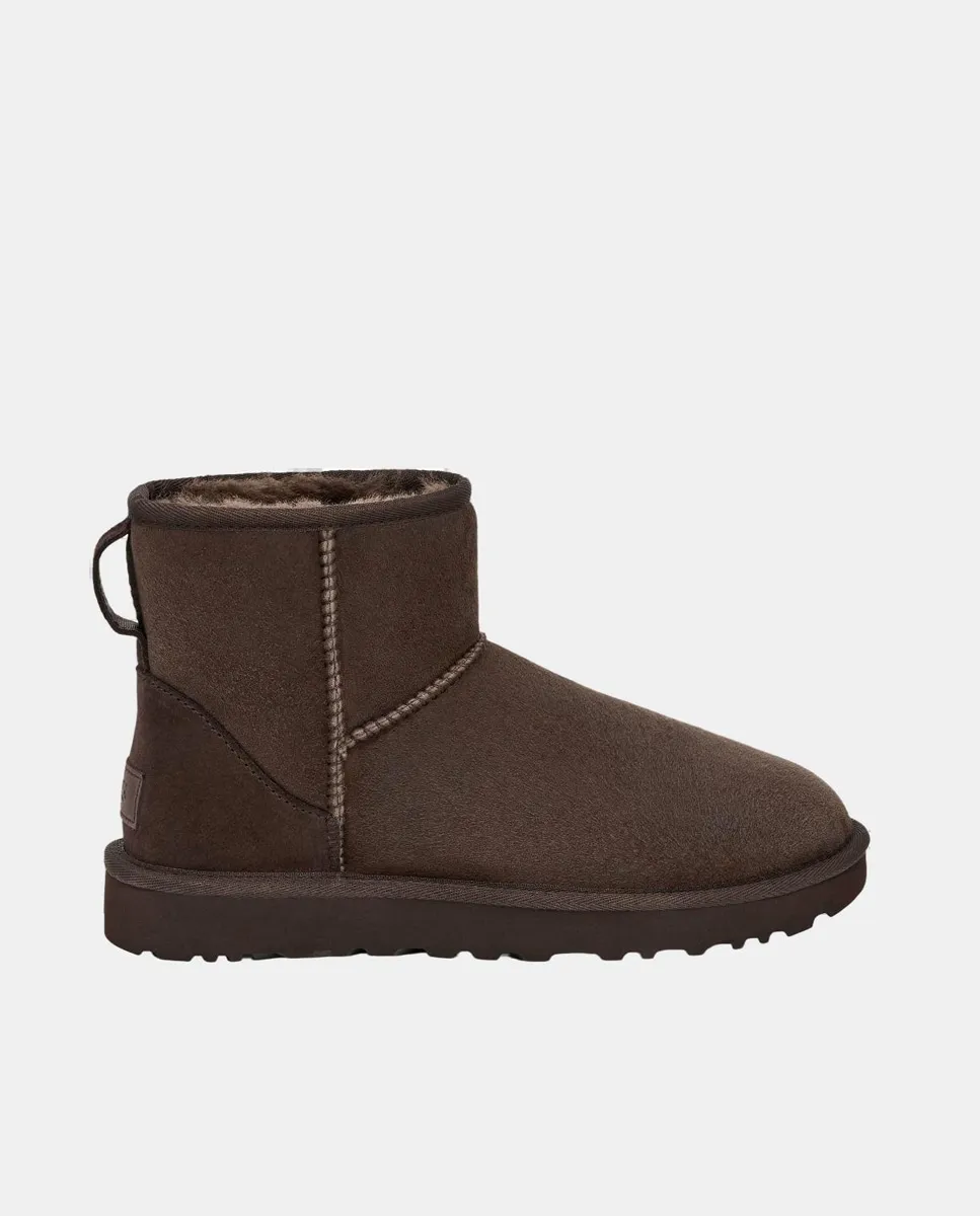 Женские плоские ботинки MINI II из кожи Twinface овцы с подошвой из EVA UGG, светло-коричневый