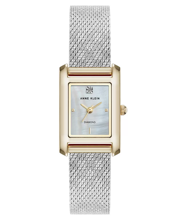 

Женские часы Quartz с двухцветным стальным браслетом, 20 мм Anne Klein