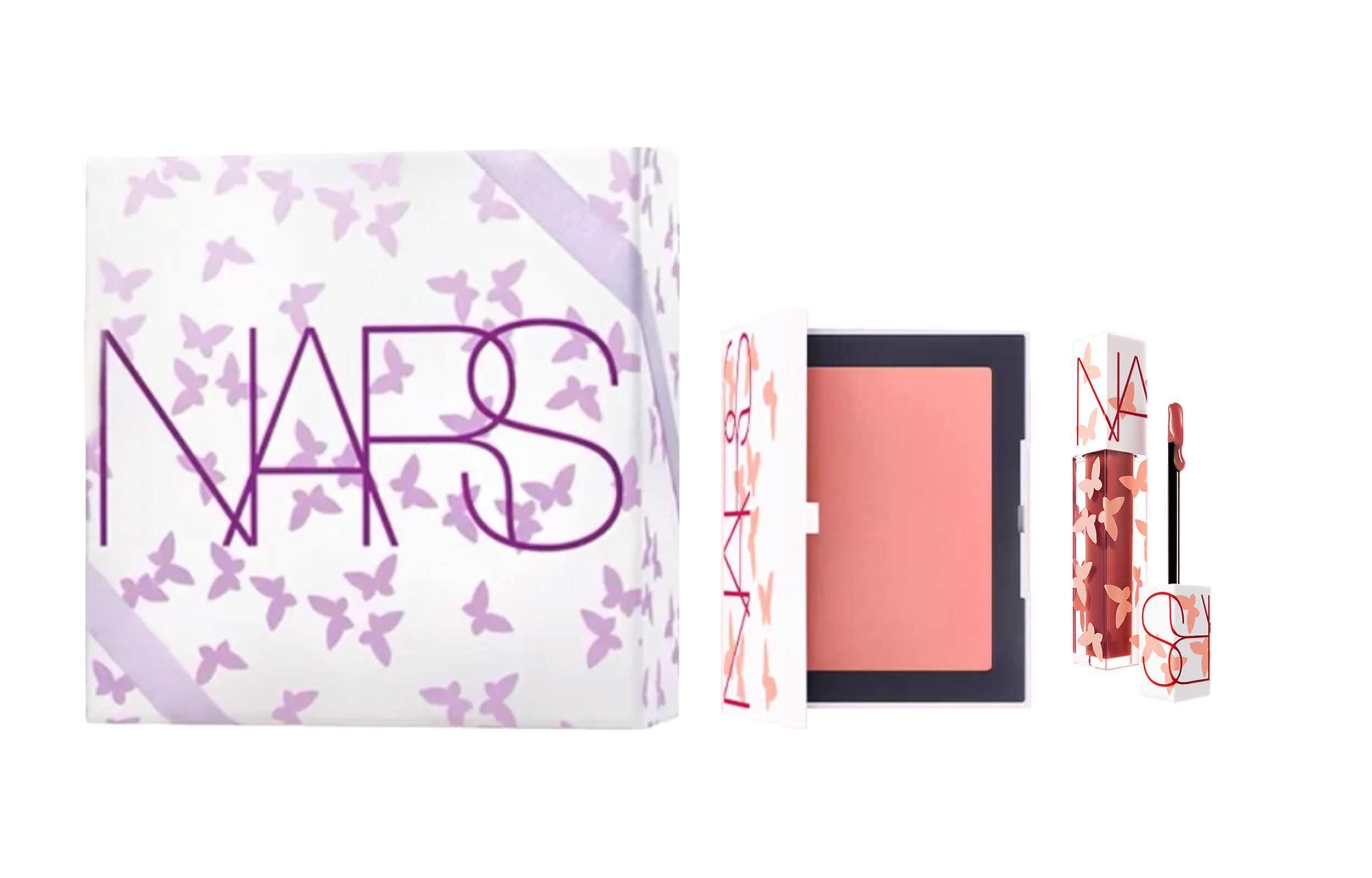 

Тени для век бальзам для губ набор косметики легко растушевывается стойкий 5,7 мл+4,8 г NARS