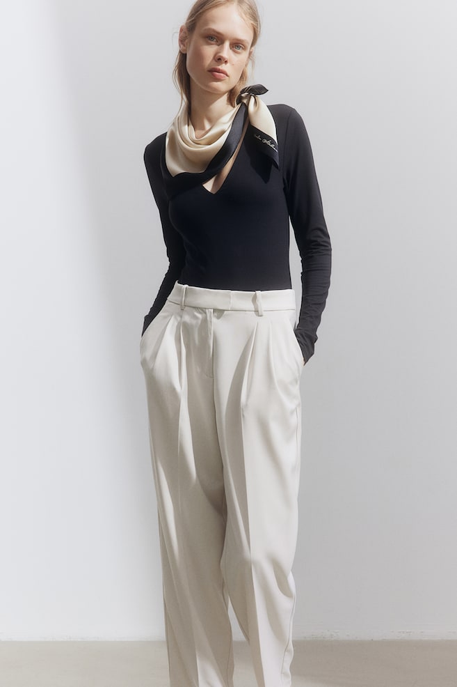 

Брюки длиной 7/8 H&M, бежевый