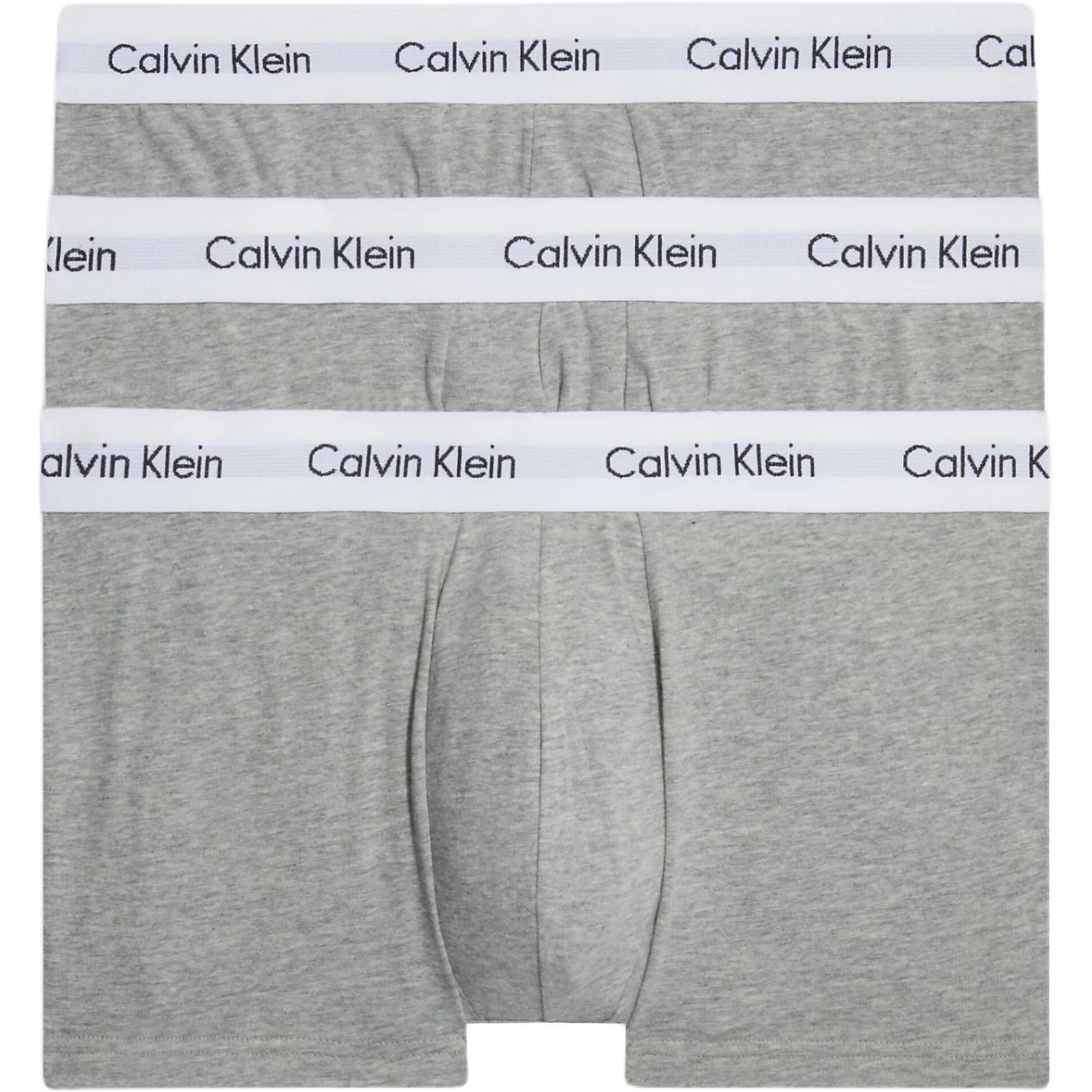 

Комплект из 3 мужских трусов CALVIN KLEIN, европейская версия, серые, разноцветные, Gray Mixed Color