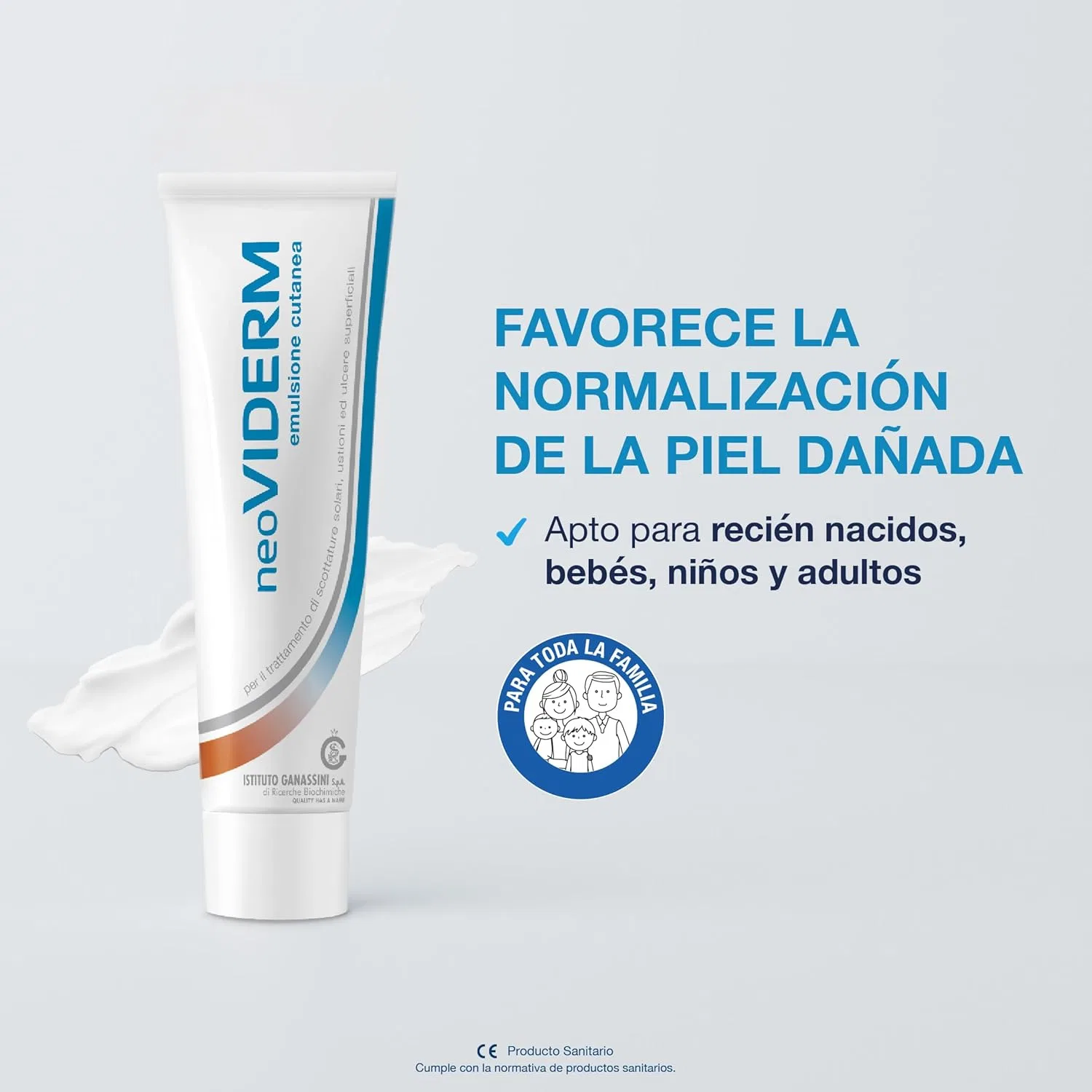 Увлажняющая эмульсия CUMLAUDE LAB Neoviderm, 100 мл Rilastil — фото 3
