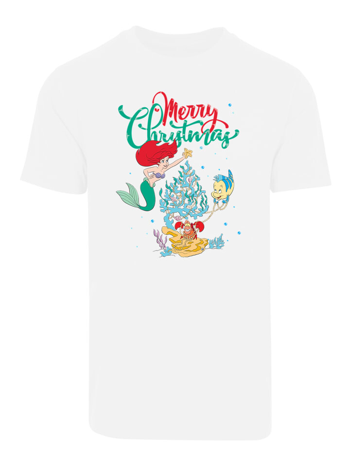 

Футболка F4NT4STIC Arielle die Meerjungfrau Weihnachten, белый