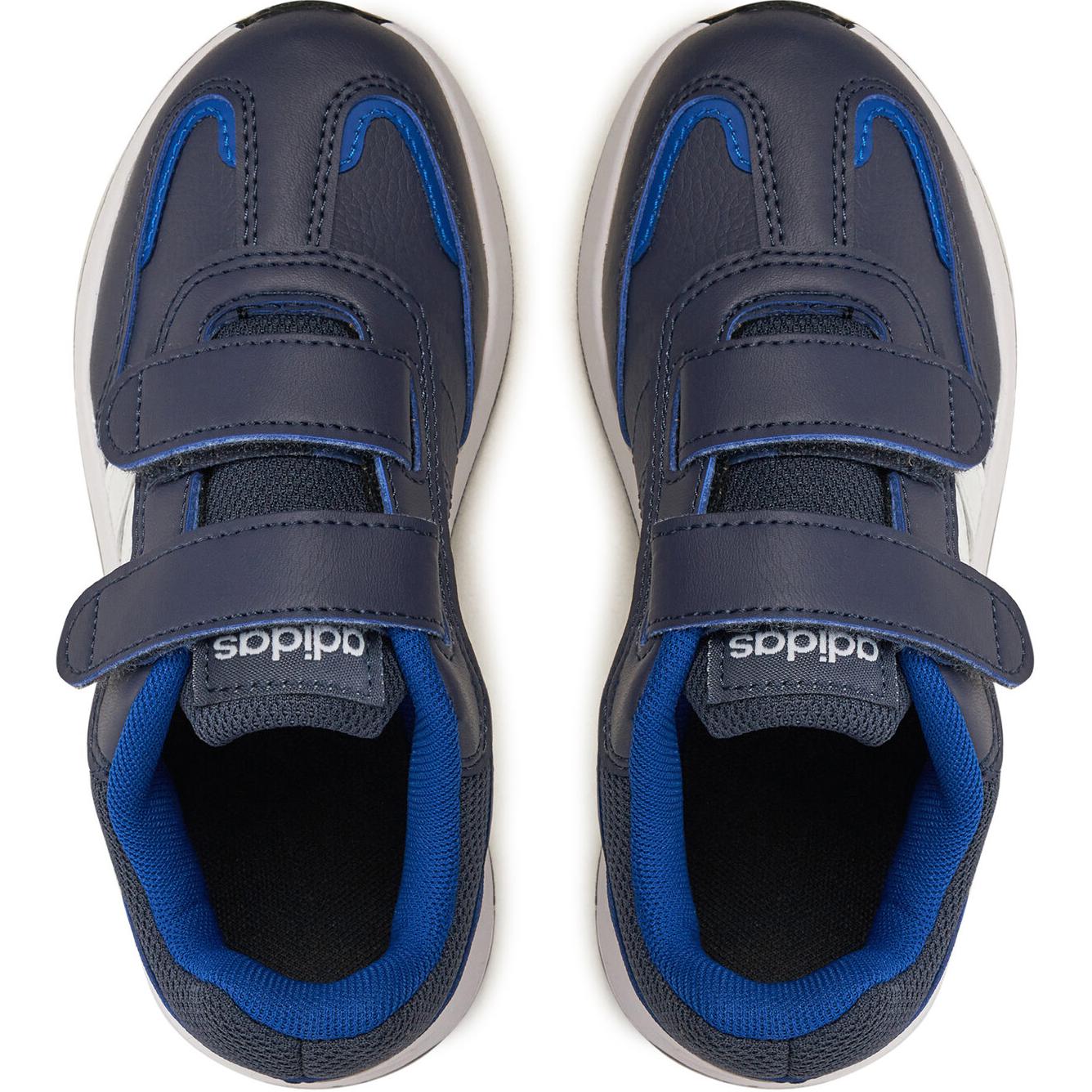 Низкие износостойкие кроссовки TENSAUR для детей от 3 до 7 лет Adidas, синий — фото 3