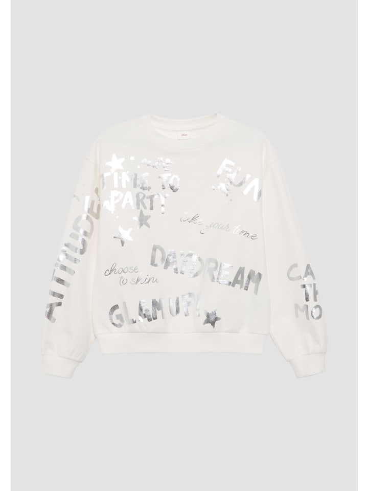 

Толстовка s.Oliver Sweatshirt langarm, кремовый