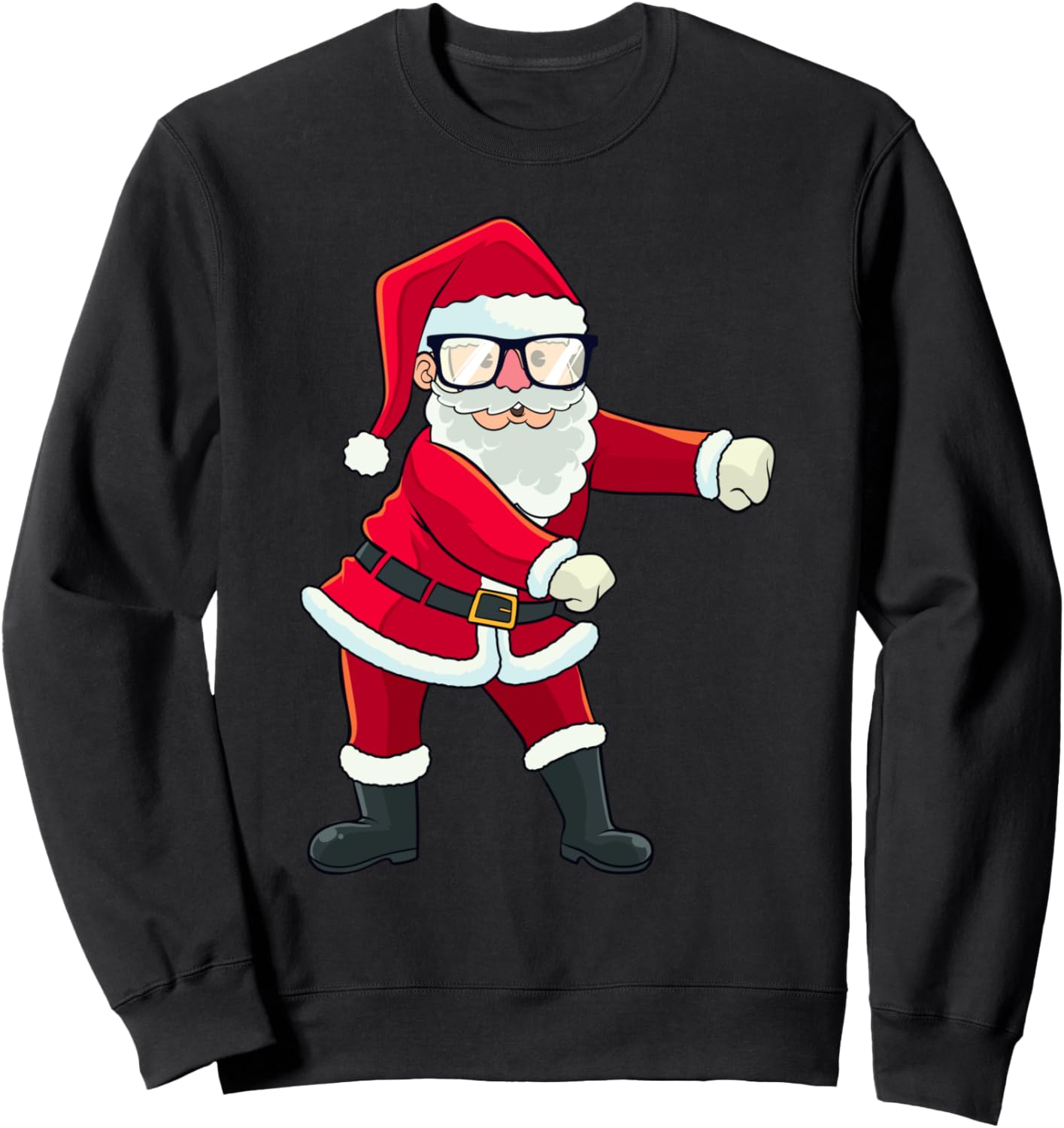 

Забавная рождественская толстовка с танцем Санта-Клауса и ирландской нитью Merry Xmas Funny Family Matching Christmas Gifts, черный