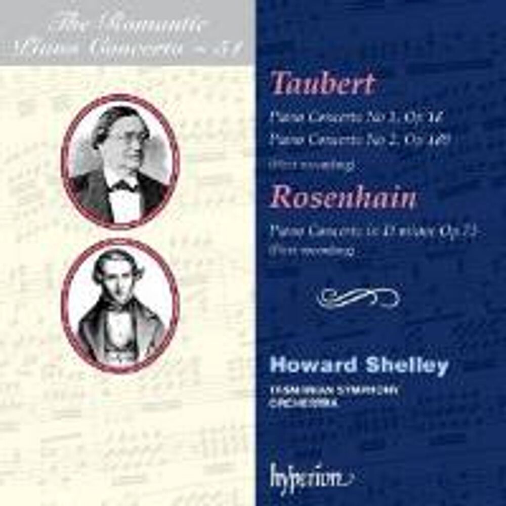 

Диск CD Taubert/Rosenhain:Romantic Piano Concerto Vol. 5 - Shelley