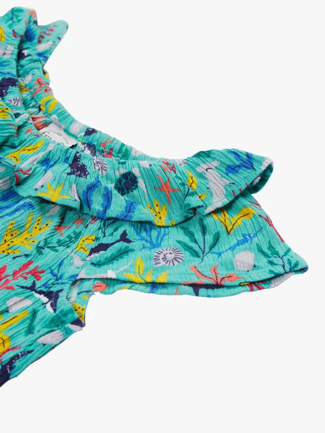 Детский комбинезон Baby Maris с принтом морской жизни Frugi, Multi — фото 4