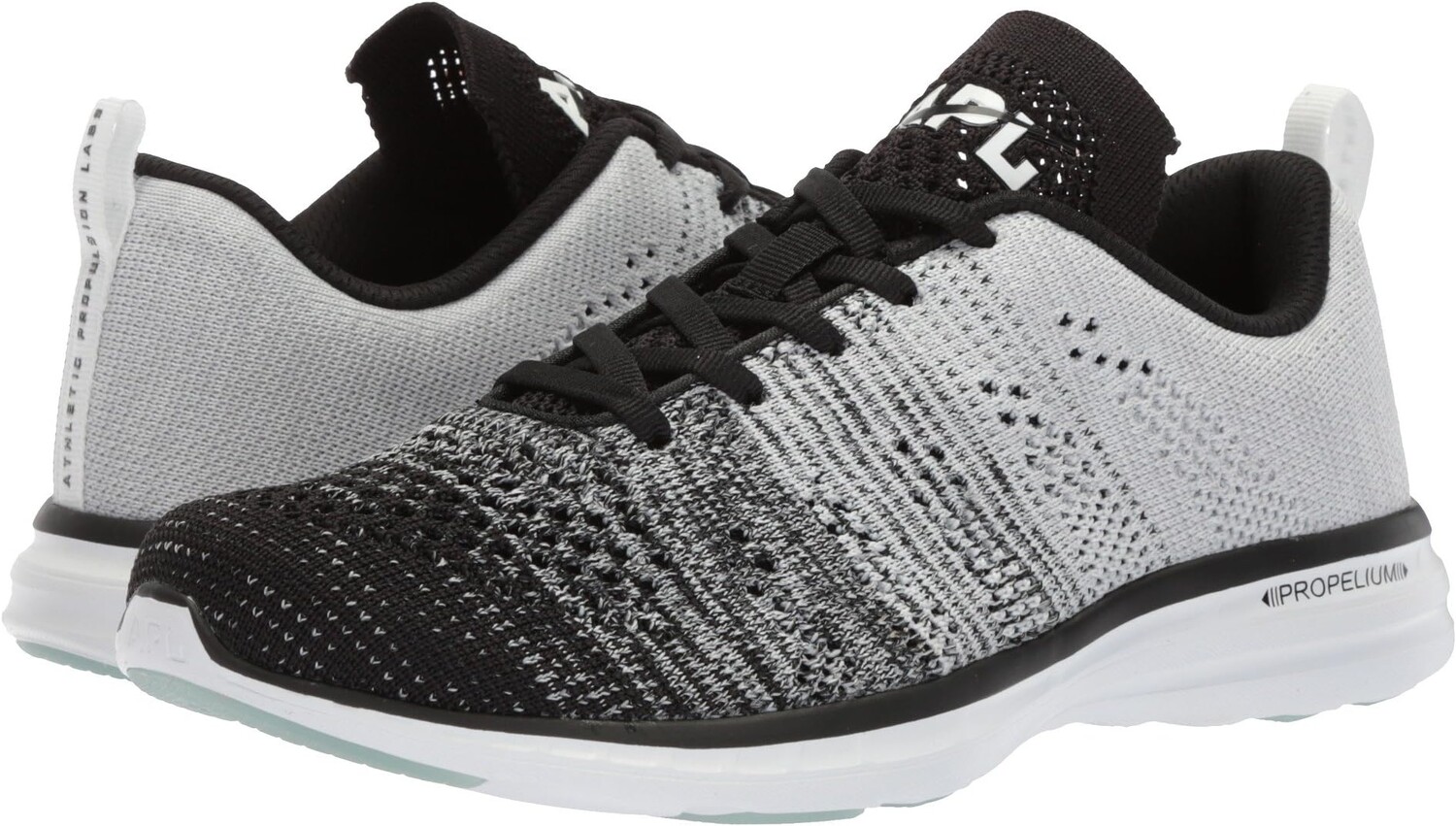 

Кроссовки Athletic Propulsion Labs (APL) Techloom Pro, цвет Black/Heather Grey/White