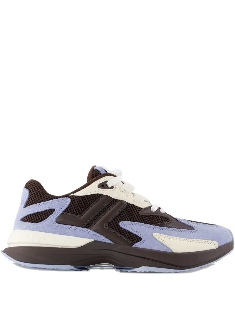 

Замшевые кроссовки JLA с сетчатыми вставками Lanvin, коричневый