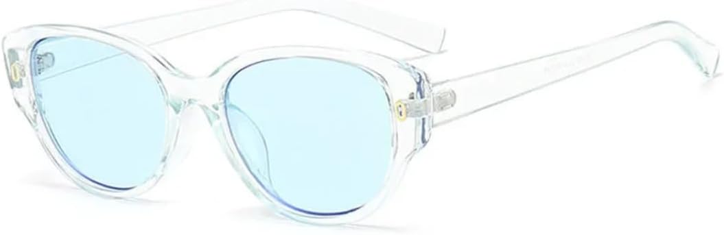 

Солнцезащитные очки с защитой UV400 | «Кошачий глаз», легкая оправа, цветные линзы | для женщин и мужчин, для занятий спортом на открытом воздухе и вождения DSVIGF, Blue Blue