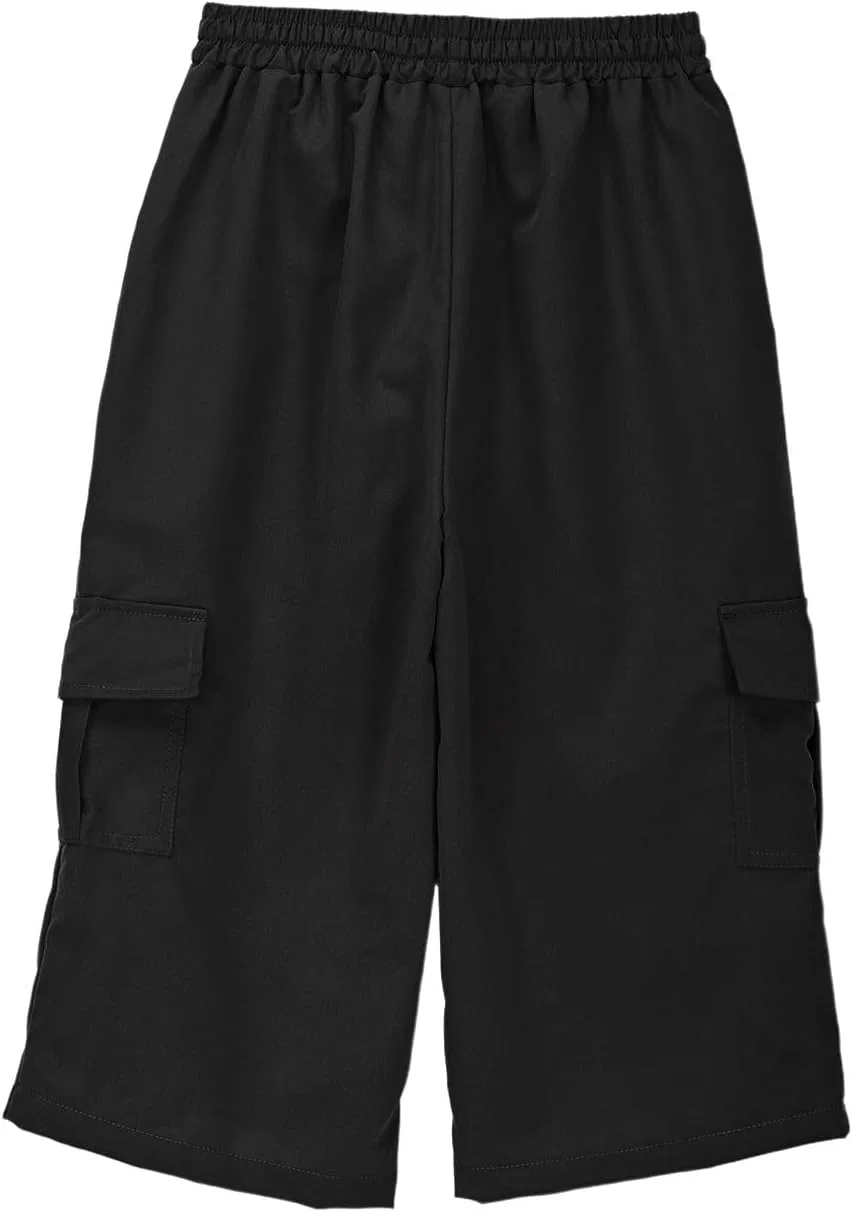 Шорты карго с завязкой, Athleisure, черные — фото 3