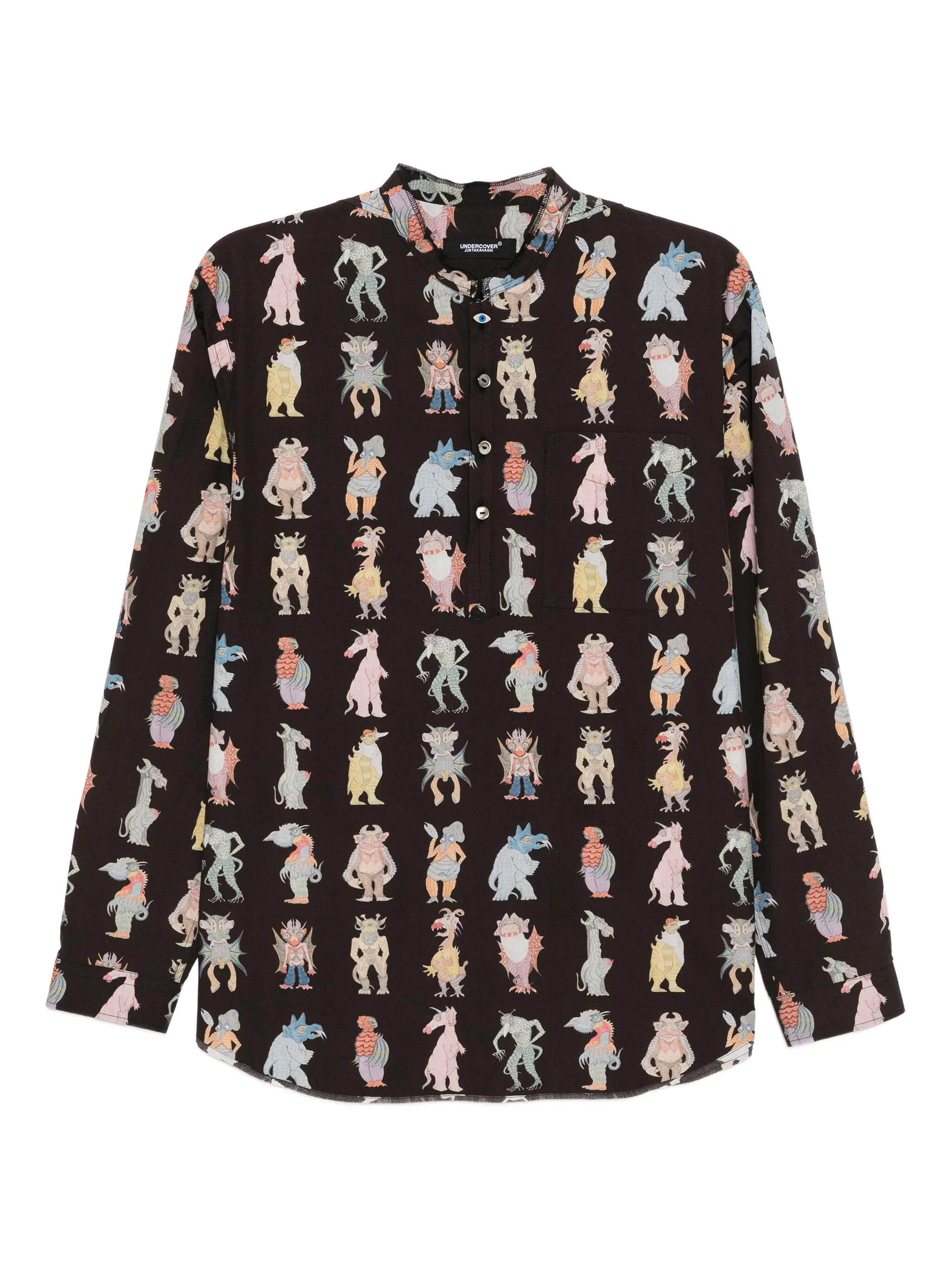 

Футболка с принтом Undercover, коричневый