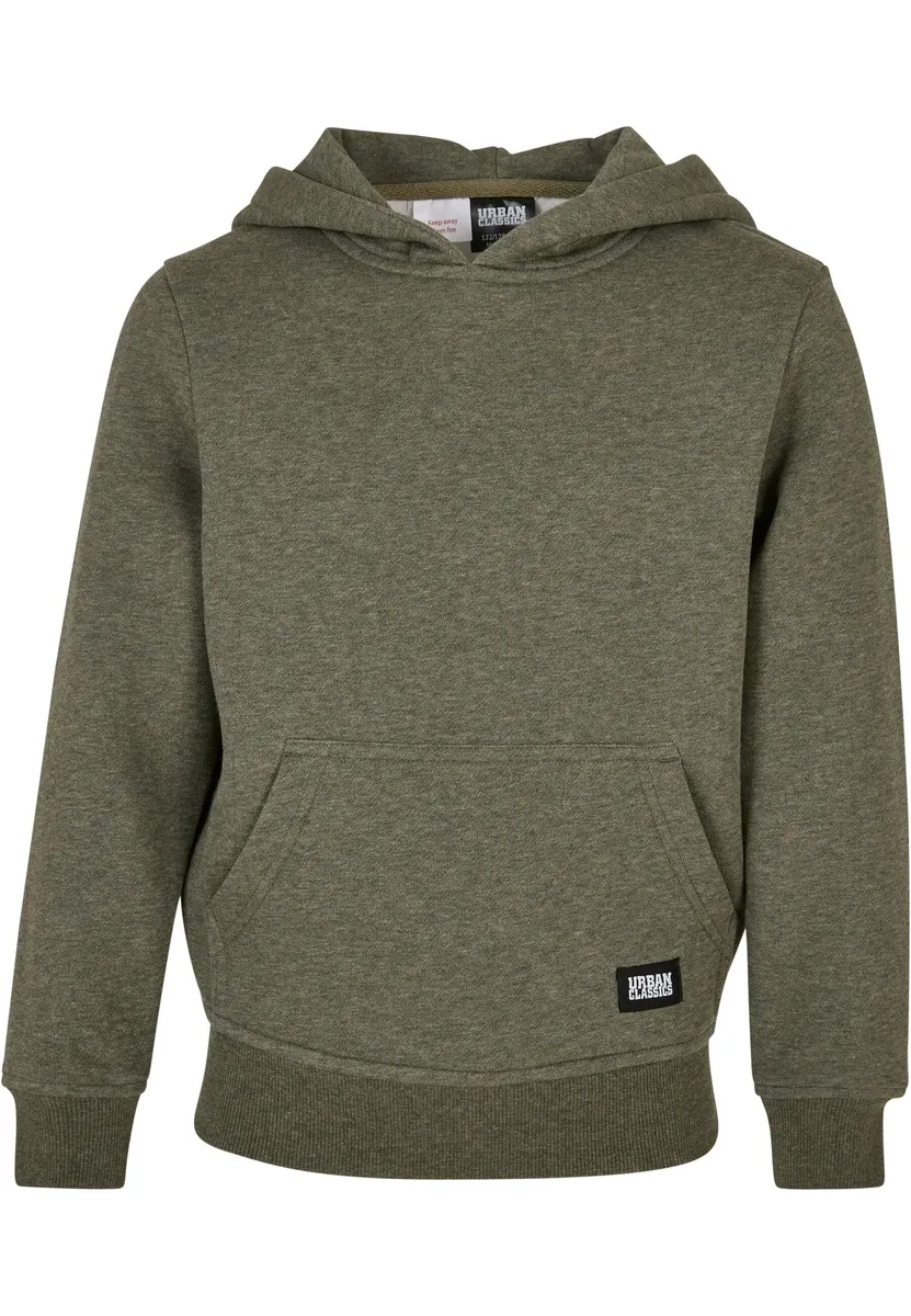 

Толстовка с капюшоном URBAN CLASSICS " Urban Classics Men's Boys Basic Melange Hoody", зеленый