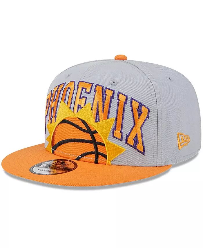 

Мужская серо-оранжевая бейсболка Phoenix Suns Tip-Off 9FIFTY Snapback с двумя цветовыми акцентами New Era
