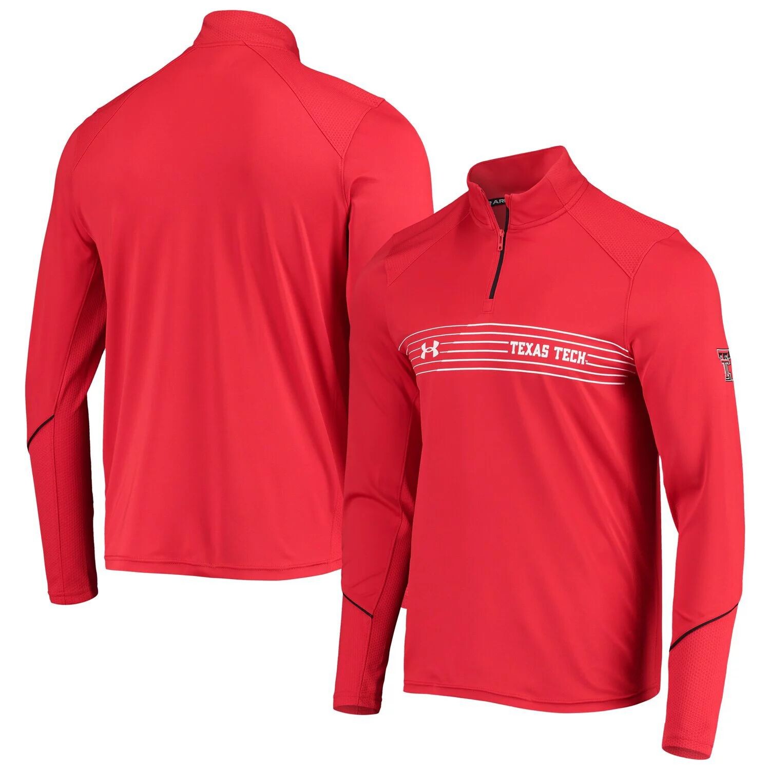 

Мужская красная легкая куртка Texas Tech Red Raiders Sideline Performance с молнией на четверть Under Armour, Красный, Мужская красная легкая куртка Texas Tech Red Raiders Sideline Performance с молнией на четверть Under Armour
