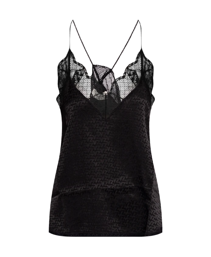 

Топ без рукавов Zadig & Voltaire, черный
