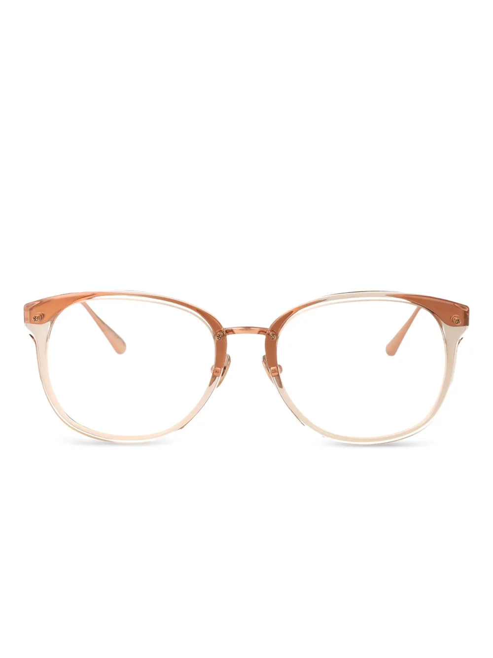 

Очки Cyrus в круглой оправе Linda Farrow, нейтральный