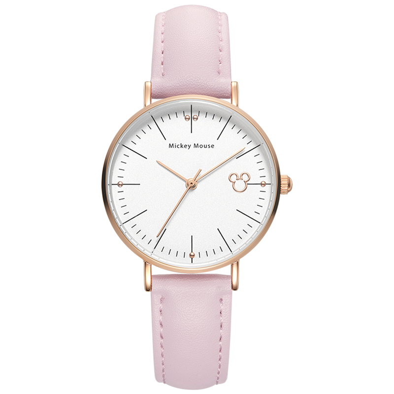 

Disney Часы Mickey Quartz Movement Watch Women's Watch White Dial