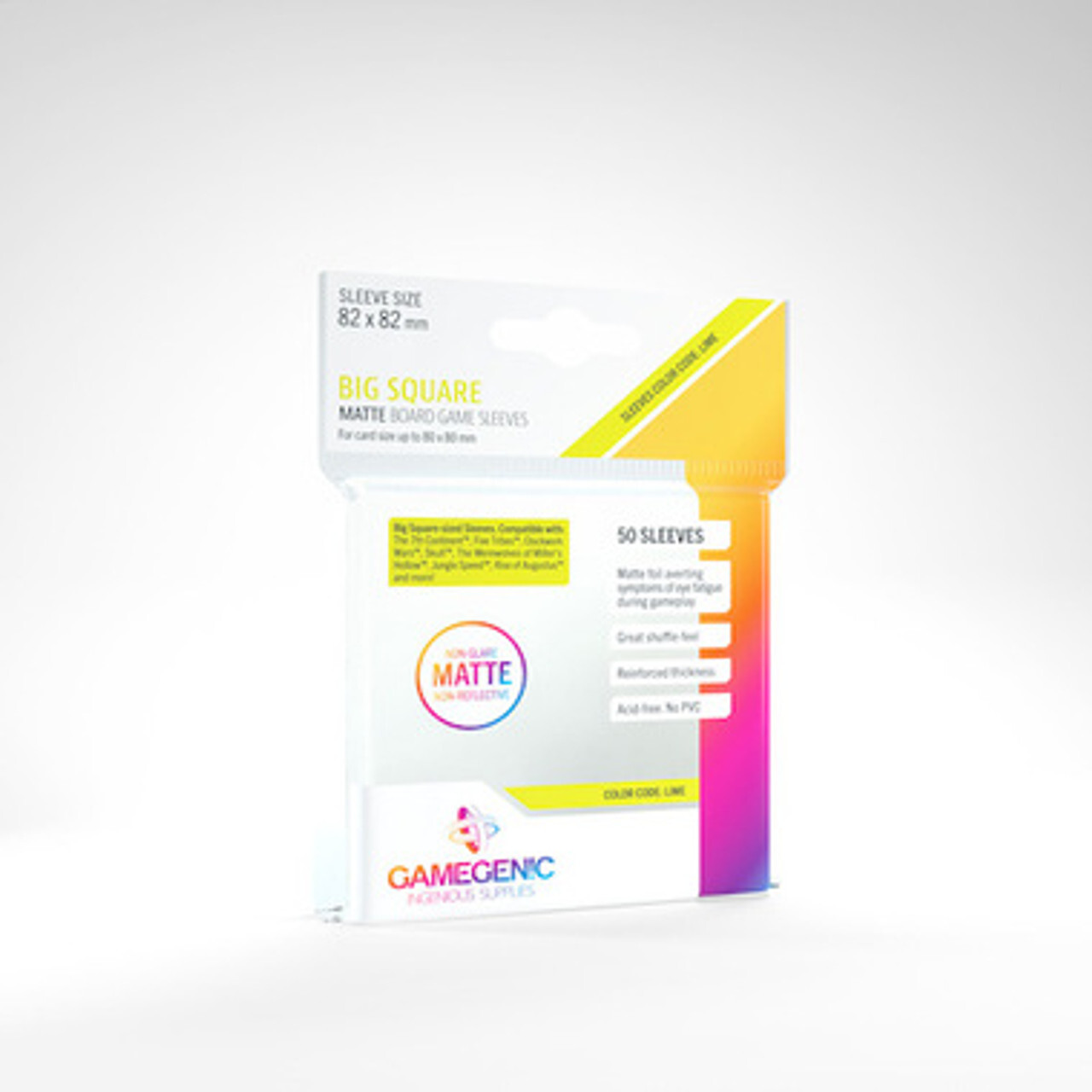 

Аксессуары Game Genic Sleeves: Matte Big Square Size (50ct)