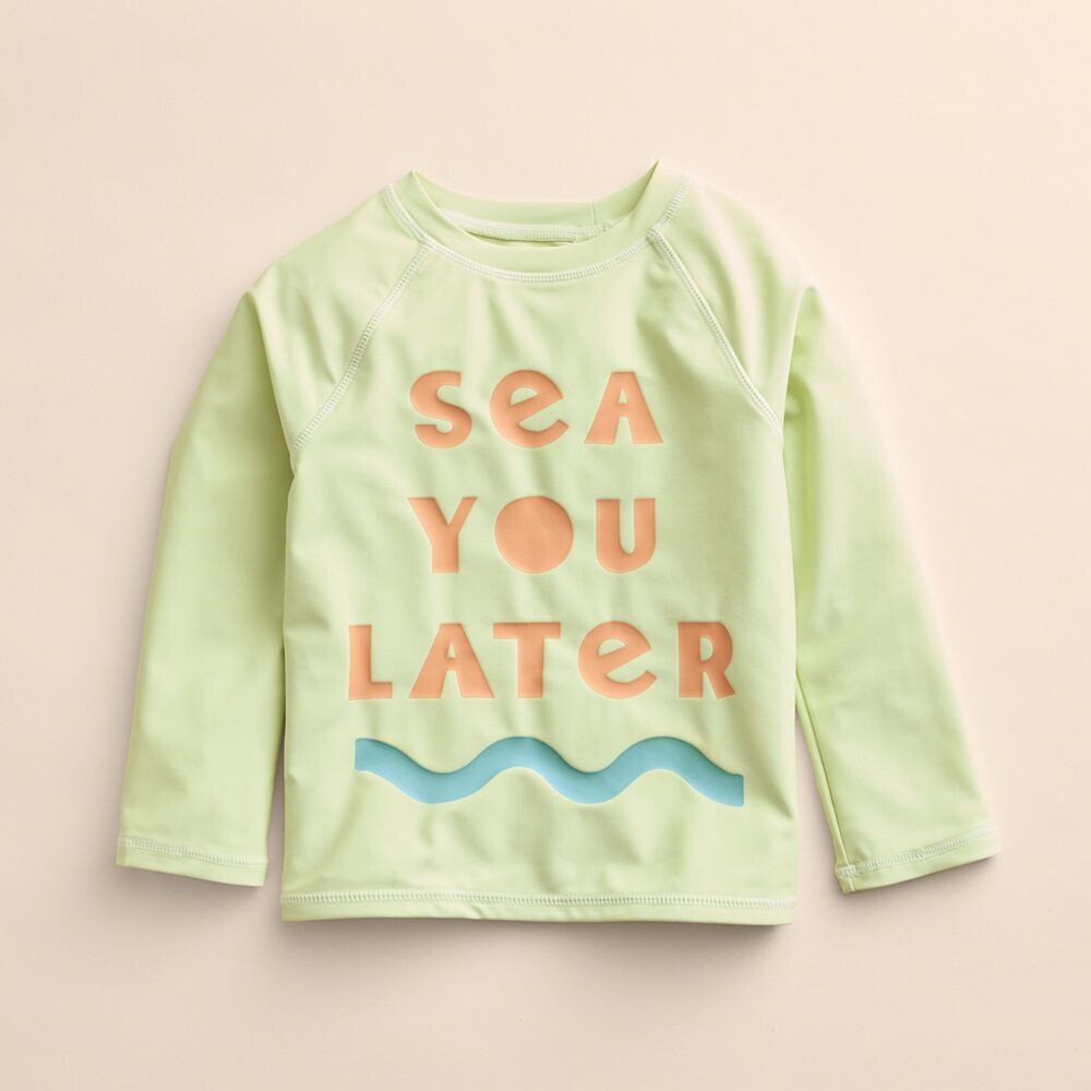 

Реглан Рашгард для малышей и малышей Little Co. от Lauren Conrad Little Co. by Lauren Conrad, цвет Sea You Later