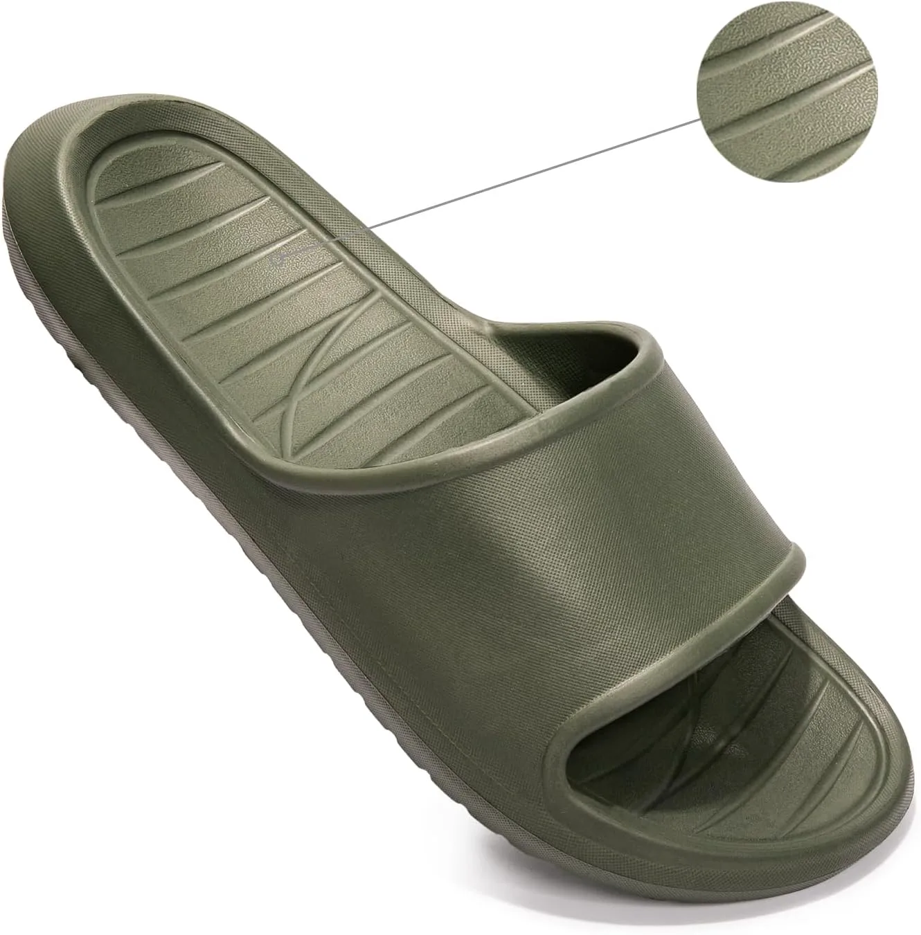 

Мужские шлепанцы для душа Colgo, быстро сохнущие, с мягкой подошвой, для ванной, комнаты в общежитии, дома, спортзала и бассейна, зеленый