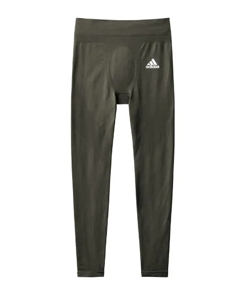 Тайтсы adidas Regular серия, бесшовные, оливковый