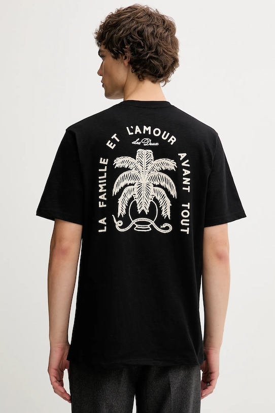 

Хлопковая футболка Les Deux, черный