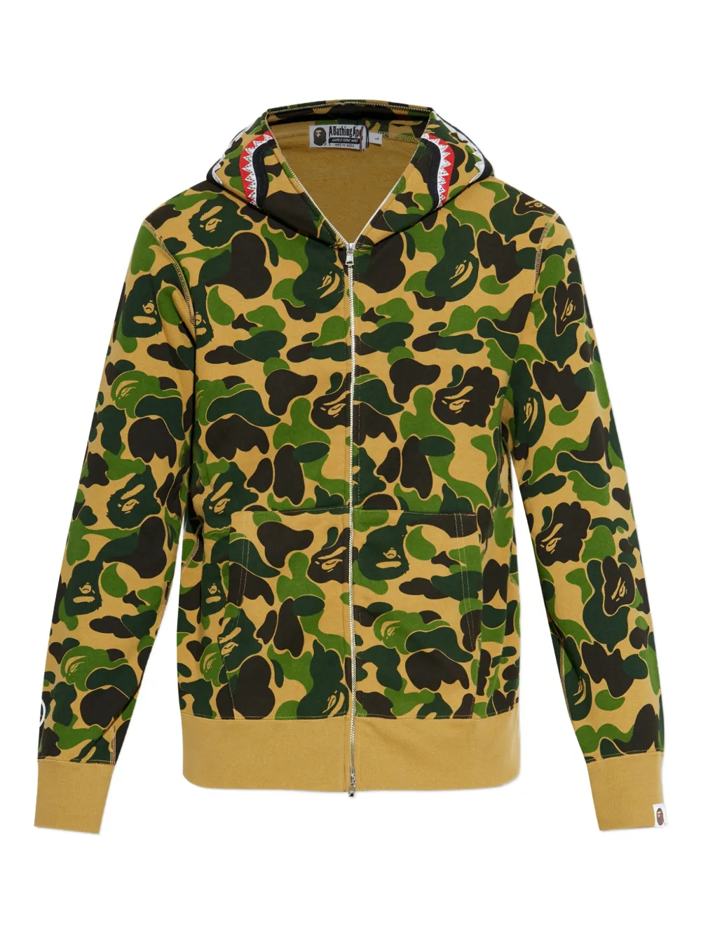 

Худи с камуфляжным принтом A BATHING APE, зеленый