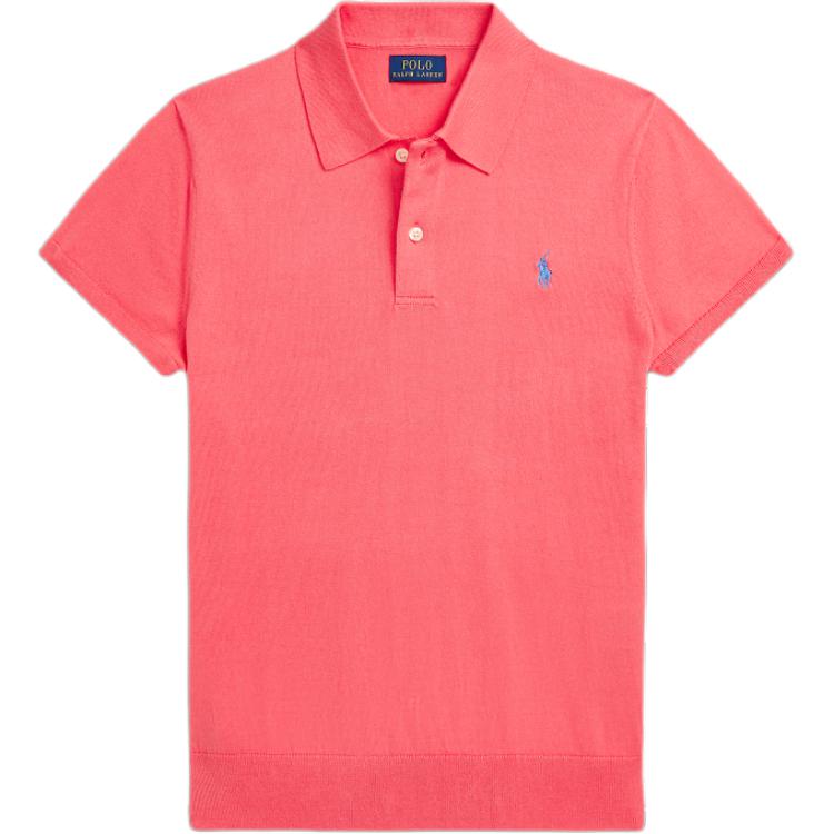 

SS24 Футболка поло женская кораллово-красная Polo Ralph Lauren